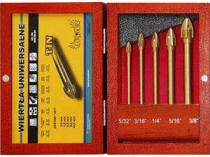 WIERTŁA WIERTŁO UNIWERSALNE TYTANOWE 4,0-10,0mm 5x