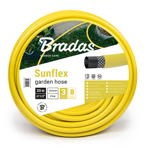 WĄŻ OGRODNICZY ZBROJONY SUNFLEX 1/2'' 50M
