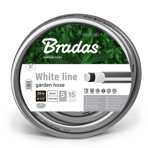 WĄŻ OGRODNICZY ZBROJONY WHITE LINE 1/2'' 50M