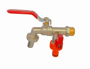 ZAWÓR KULOWY CZERPALNY 1/2X3/4 KRAN OGRODOWY