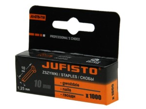 ZSZYWKI typu T (gwóźdź) 10 mm, 1000 szt.