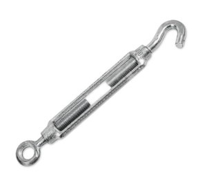 ŚRUBA RZYMSKA, DO NACIĄGU,HAK Z USZKIEM 5X50MM