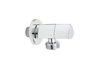 ZAWÓR KĄTOWY CERAMICZNY TRÓJKĄTNY OZDOBNY 1/2x3/8