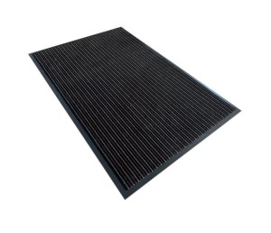 Wycieraczka clin chodnik 80x120 cm czarna w paski