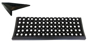 Wycieraczka na stopień schody gummy 25x75