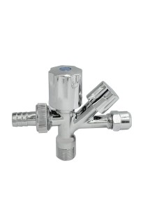 ZAWÓR KOMBINOWANY 1/2 x 3/8 x 3/4 DO PRALKI ZMYW.