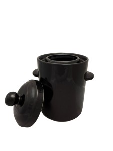 Garnek beczka beczułka kiszenia kamionka 2,5l czarna