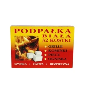 Rozpałka do grilla ORO 32 kostki biała – szybkie rozpalanie