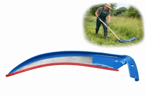 Kosa Ręczna do Trawy 50 cm Stalowa do Zarośli i Chwastów