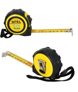 Miara zwijana stalowa 5 m x 19 mm magnetyczna SELF-LOCK metrówka