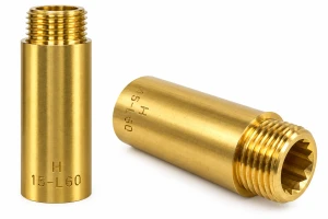 Przedłużka mosiężna 1/2" 60 mm przedłużenie gwintu hydrauliczne