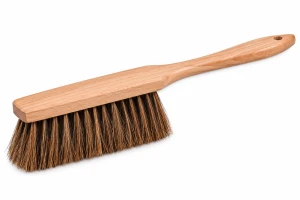 Zmiotka drewniana ręczna szczotka do zamiatania naturalne włosie 36 cm