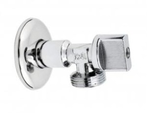 Zawór do baterii bez filtra chrom 1/2x1/2