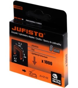 Zszywki typu f 6 x11.3x0.7 mm 1000 szt do takera